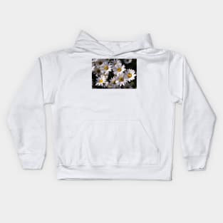 Large White Daisies Kids Hoodie